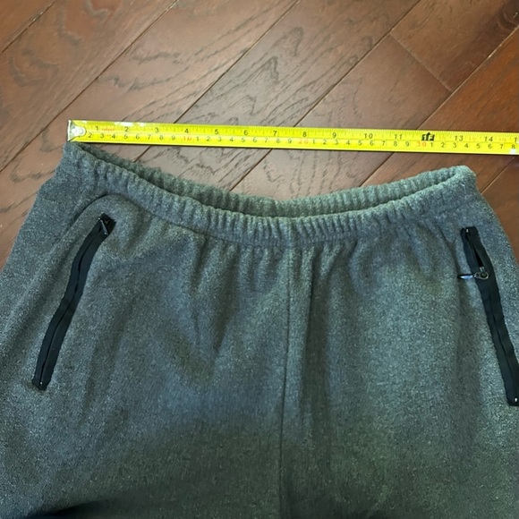 Gap fleece sweatpants jogger size S unisex grey zipped pockets excellent cond - Picture 7 of 8